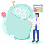 A-Woman-Explaining-the-Performance-of-the-Brain-System-Against-Artificial-Intelligence-300x300